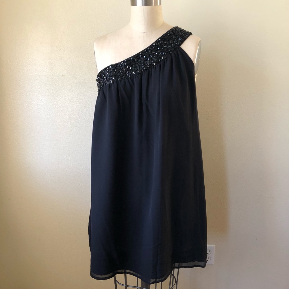 Gigi Designs Black Silk Cocktail Dress